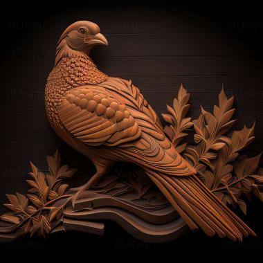 3D model pheasant (STL)